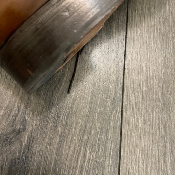 Salvatore Ferragamo Brown Leather Wingtip Oxford Shoes Size 11.5 - Picture 11 of 16